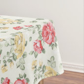 ピンクのバラの優雅の壁紙パターン テーブルクロス (インサイチュ)
