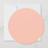 ピンクのバラの写真 – ハンガリー語の名前の日カード (裏面)