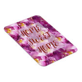 ピンクのバラの写真 マグネット (右側)