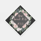 ピンクのバラの卒業式の甘さ スタンダードランチョンナプキン (角)