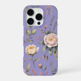 ピンクのバラの庭園 iPhone 16 PROケース