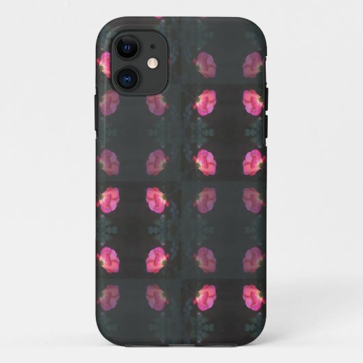 ピンクのバラの模様 Case-Mate iPhoneケース (裏面)