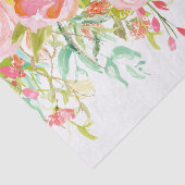 ピンクのバラの水彩 薄葉紙 (詳細)