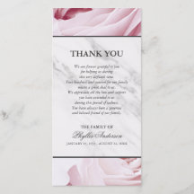 ピンクのバラの白い大理石の告別式は感謝していしています