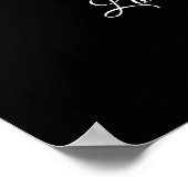 ピンクのバラの聖書聖句アートワークのウォールアート/ポスター ポスター (角)