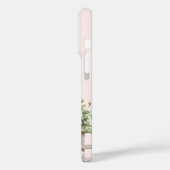 ピンクのバラの花のフェンスカウガール Case-Mate iPhoneケース (裏面 / 左)