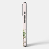 ピンクのバラの花のフェンスカウガール Case-Mate iPhoneケース (裏面 / 左)
