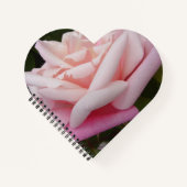 ピンクのバラの花の美しいガーデンフローラガーデンではない ノートブック (正面)