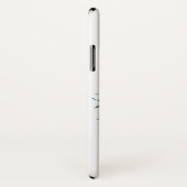 ピンクのバラの花を持つフローラの丸い枠 Case-Mate iPhoneケース (裏面/右)