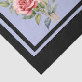 ピンクのバラの花束タイルの切り離し 薄葉紙 (詳細)