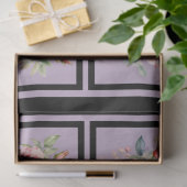 ピンクのバラの花束タイルの切り離し 薄葉紙 (ギフト)