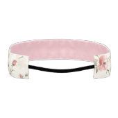 ピンクのバラの花束 アスレチックヘッドバンド (裏面)