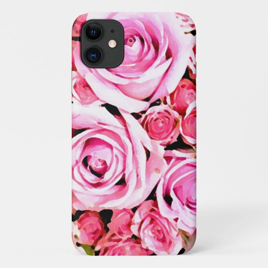 ピンクのバラの花束 Case-Mate iPhoneケース (裏面)