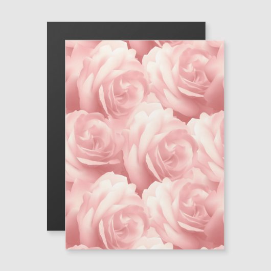 ピンクのバラの花柄 (正面/裏面)