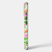 ピンクのバラの花柄 Case-Mate iPhoneケース (裏面 / 左)