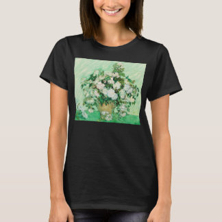 ピンクのバラの花瓶、フィンセント・ファン・ゴッホ Tシャツ