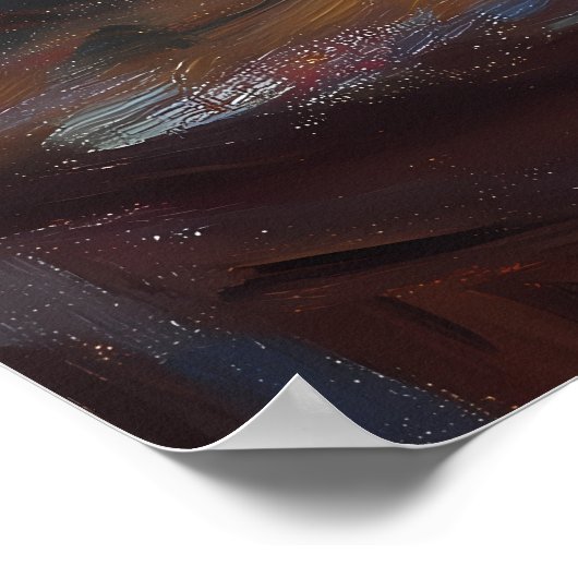 ピンクのバラの花瓶by Window - Impressionist Art ポスター (角)