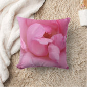 ピンクのバラの花装飾用クッション クッション (ブランケット)