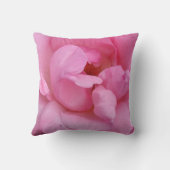ピンクのバラの花装飾用クッション クッション (裏面)
