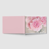 ピンクのバラの花 ゲストブック (全面)