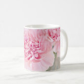 ピンクのバラの花 コーヒーマグカップ (正面右)
