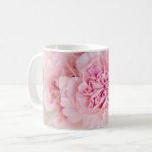 ピンクのバラの花 コーヒーマグカップ (正面左)