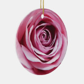 ピンクのバラの花 セラミックオーナメント (右)