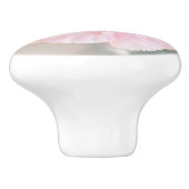 ピンクのバラの花 セラミックノブ (側面)