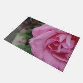 ピンクのバラの花 ドアマット (アングル)