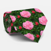 ピンクのバラの花 ネクタイ (ロール)