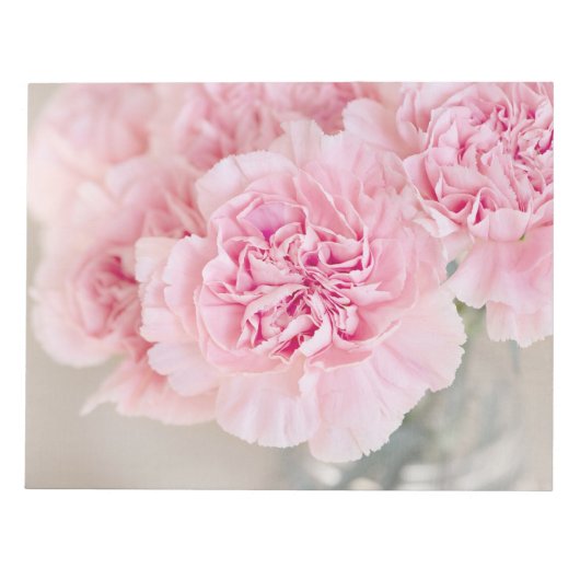 ピンクのバラの花 ノートパッド (正面)