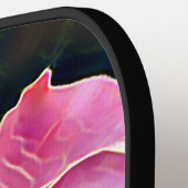 ピンクのバラの花 ピックルボールラケット (左詳細)