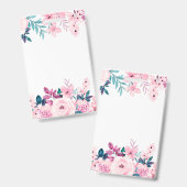 ピンクのバラの花 春の花の美しいデザイン バッジ (正面＆裏面)