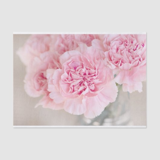 ピンクのバラの花 薄葉紙 (正面)