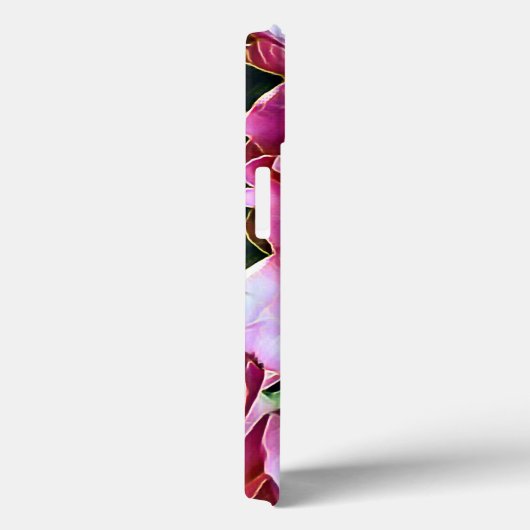 ピンクのバラの花 Case-Mate iPhoneケース (裏面 / 右)