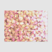 ピンクのバラの芽の写真プリントカスタムのデカップクラフト 薄葉紙 (正面)