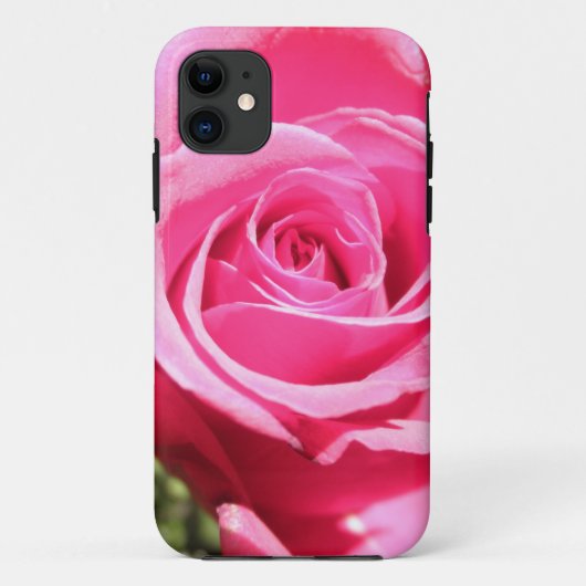 ピンクのバラの芽の花の花柄の写真 Case-Mate iPhoneケース (裏面)