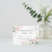 ピンクのバラの葉 何回キスが瓶の中に ゲーム エンクロージャーカード (スタンド正面)