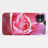 ピンクのバラのBarely There Apple iPhone11 カー Case-Mate iPhoneケース (裏面(横))