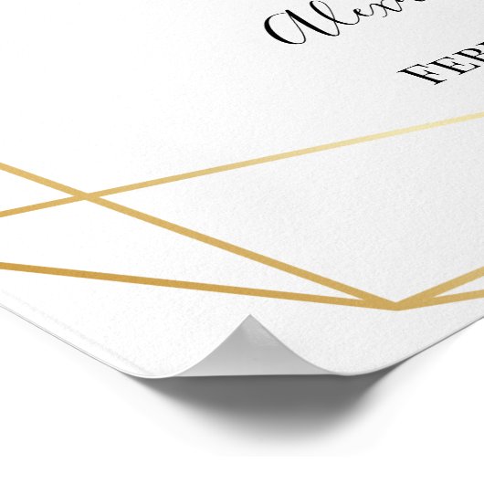 ピンクのバラはサイドのサインではなく結婚シートを選ぶ ポスター (角)