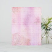 ピンクのバラみすぼらしいシックなスクラップブックエフェメラ (スタンド正面)