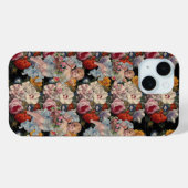 ピンクのバラや花を集めるロマンチックな天使 Case-Mate iPhoneケース (裏面 (横))