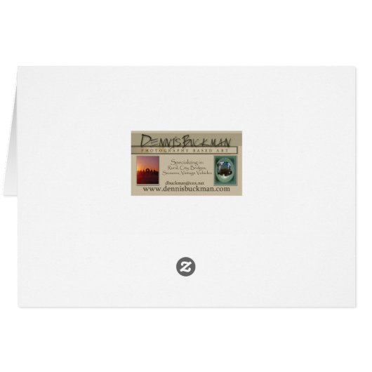 ピンクのバラカード (裏面横)