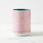 ピンクのバラグランジズダマスク – マグカップ (中央)