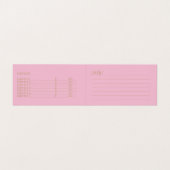 ピンクのバラグランジズダマスク – 名刺， PriceTag 名刺 (内部フラット)