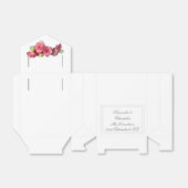 ピンクのバラフローラロマン結婚ティック フェイバーボックス (折り畳みなし)