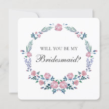 ピンクのバラリース。私の花嫁のメイドになってくれないか？