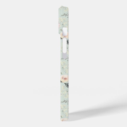 ピンクのバラ園の花模様 Case-Mate iPhoneケース (裏面 / 左)