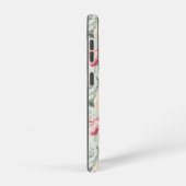 ピンクのバラ園の花模様 SAMSUNG GALAXYケース (右側面)