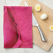 ピンクのバラ愛ママ キッチンタオル (四つ折り)